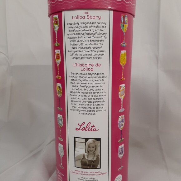 Lolita "Love My Dog" Wine Glass - Picture 6 of 6